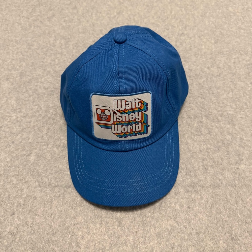 Walt Disney World Adult Hat with Retro Logo Patch